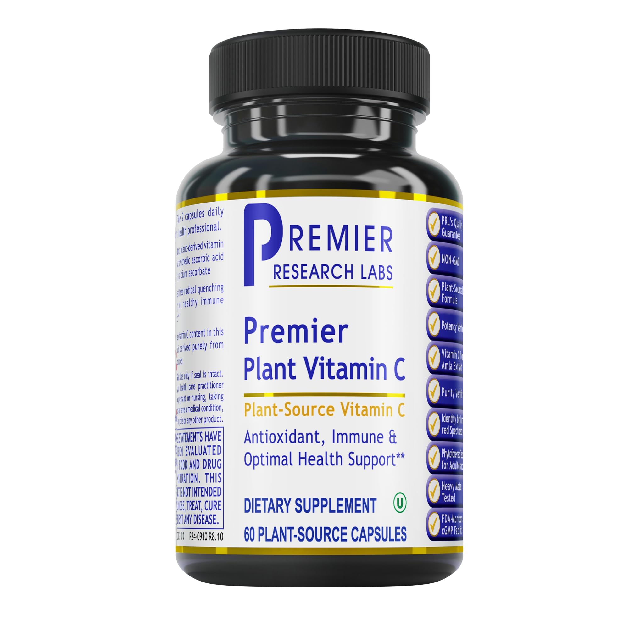 Premier Research Labs Vitamin C Supplement 21mg front view