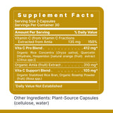 Premier Research Labs Vitamin C Supplement 21mg side view