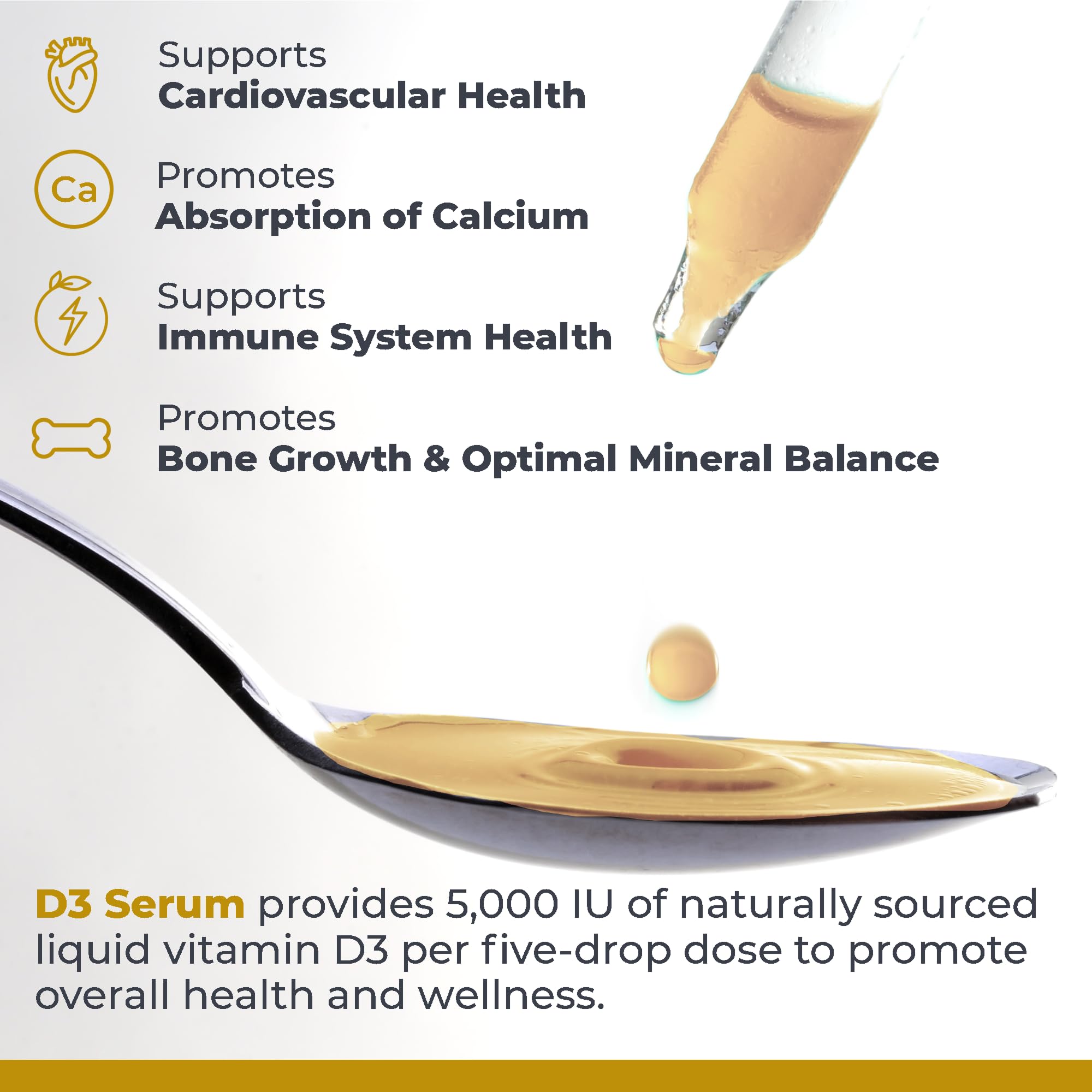 Premier Research Labs Vitamin D3 Serum 5000 IU label close-up