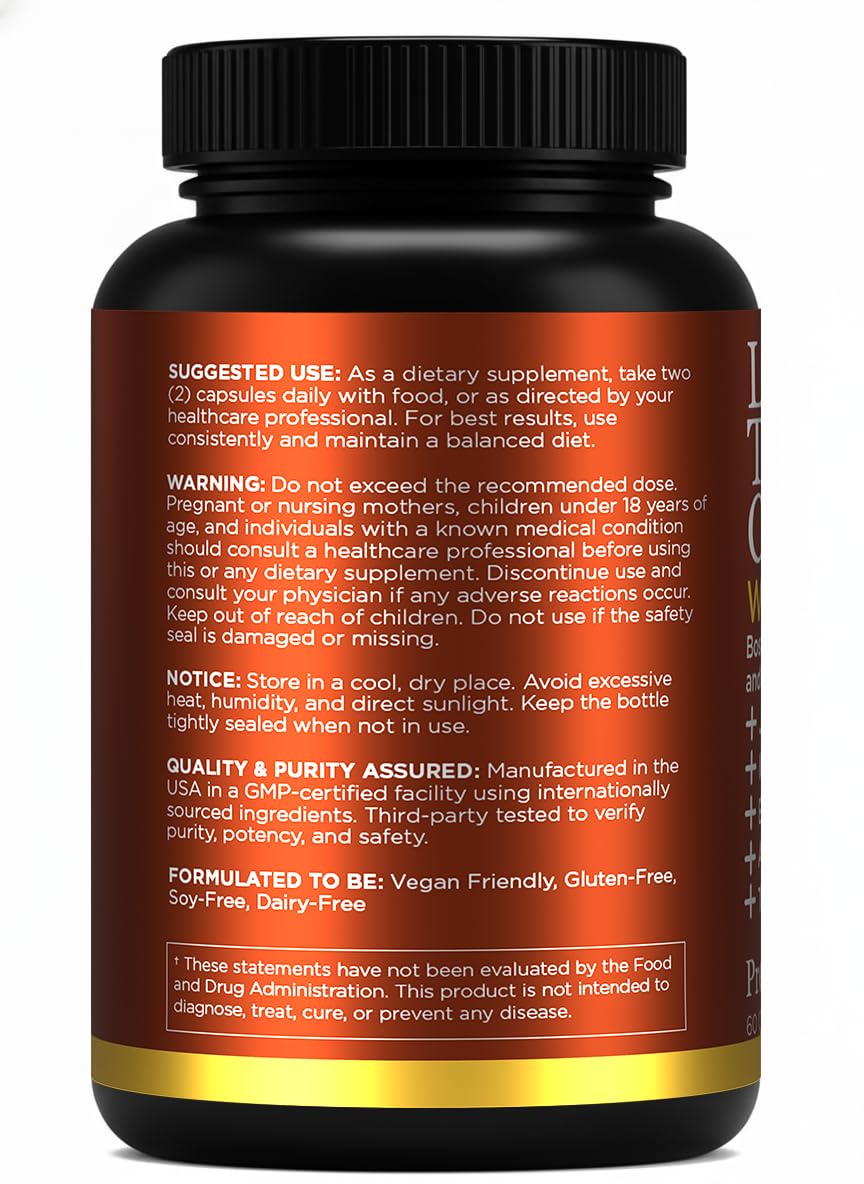 Premium Select Nutrition Liposomal Turmeric Curcumin 500mg on wooden table