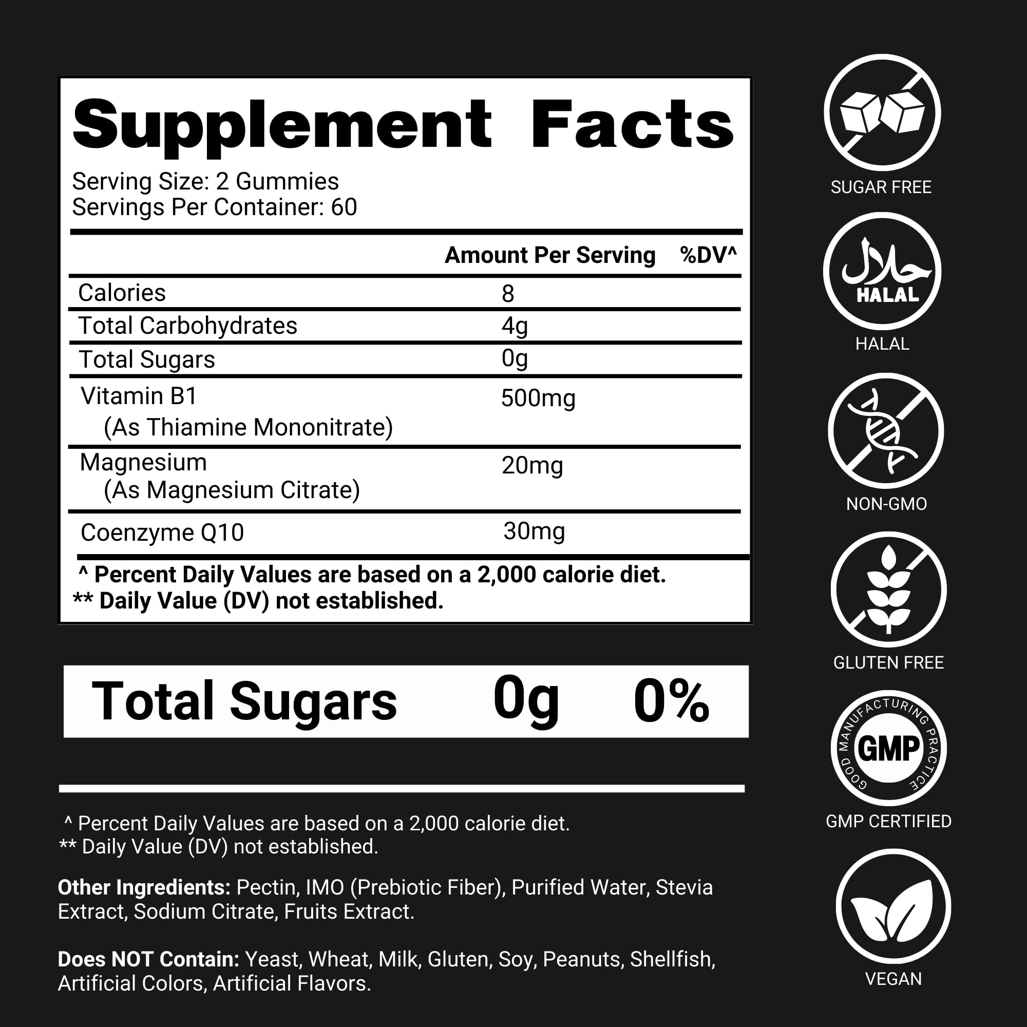 Premium Select Nutrition Vitamin B1 Gummies 500mg lifestyle scene