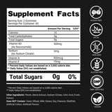 Premium Select Nutrition Vitamin B3 Gummies 500mg bottle side view