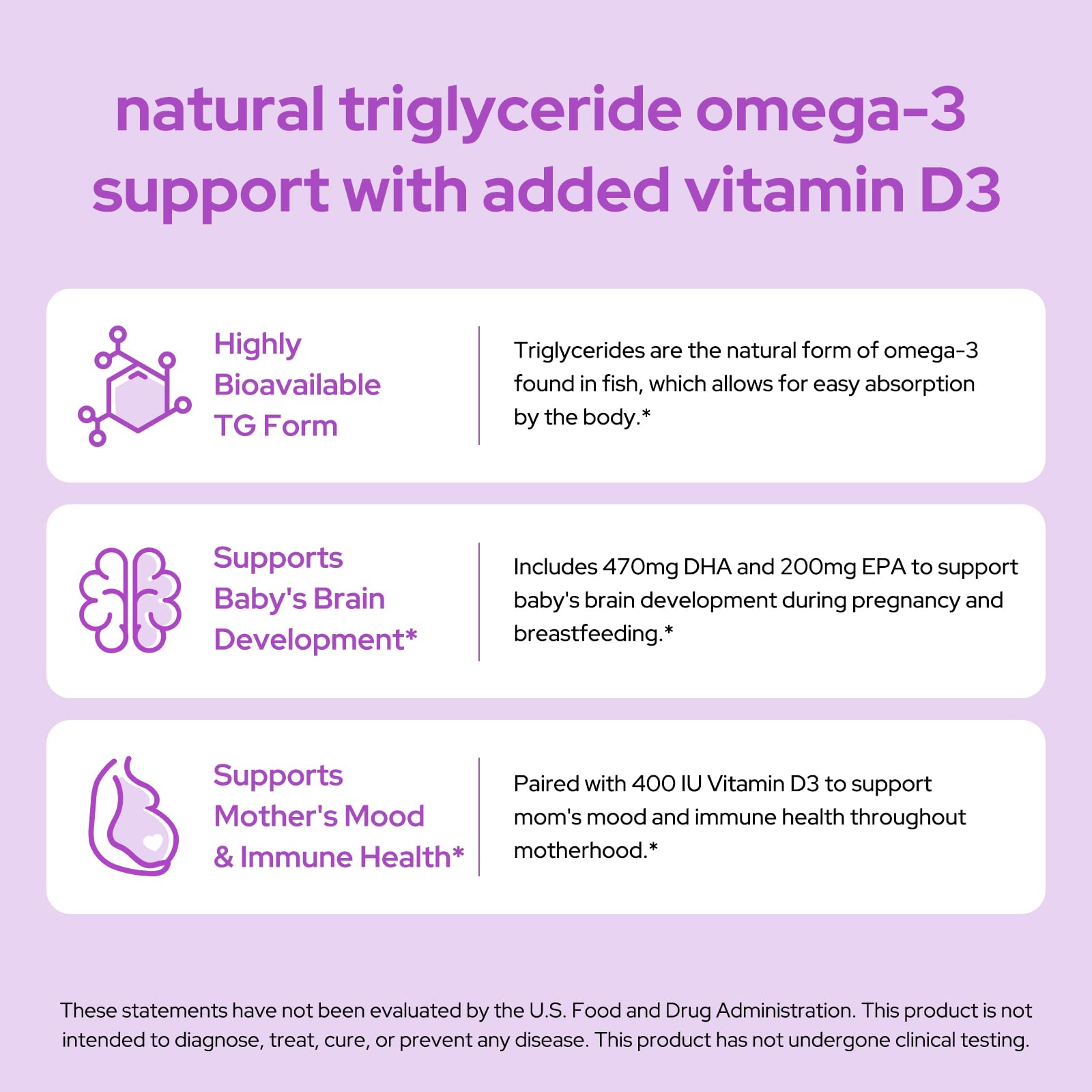 Premom Prenatal DHA 60 Mini Softgels packaging