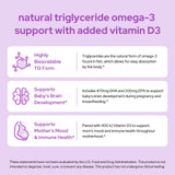 Premom Prenatal DHA 60 Mini Softgels packaging
