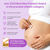 Premom Prenatal Vitamins side view showing packaging details