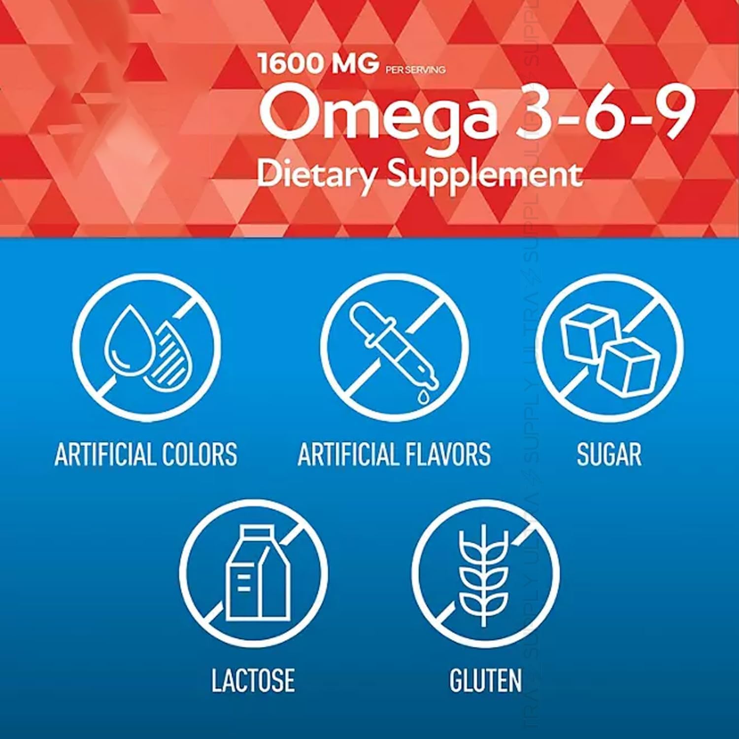 Presca Omega 3-6-9 Complete Formula on a kitchen counter