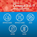 Presca Omega 3-6-9 Complete Formula on a kitchen counter