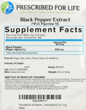 Prescribed For Life Piperine Powder 100% Pure packaging