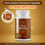 PRESERVE Ceylon Cinnamon Capsules 500mg in lifestyle setting
