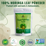 PRESERVE Moringa Powder 132g in a smoothie bowl