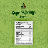 PRESERVE Moringa Powder 132g packaging back view with details