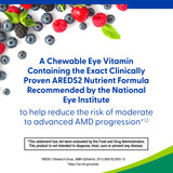 PreserVision AREDS 2 Formula Eye Vitamin Supplement nutrition information label