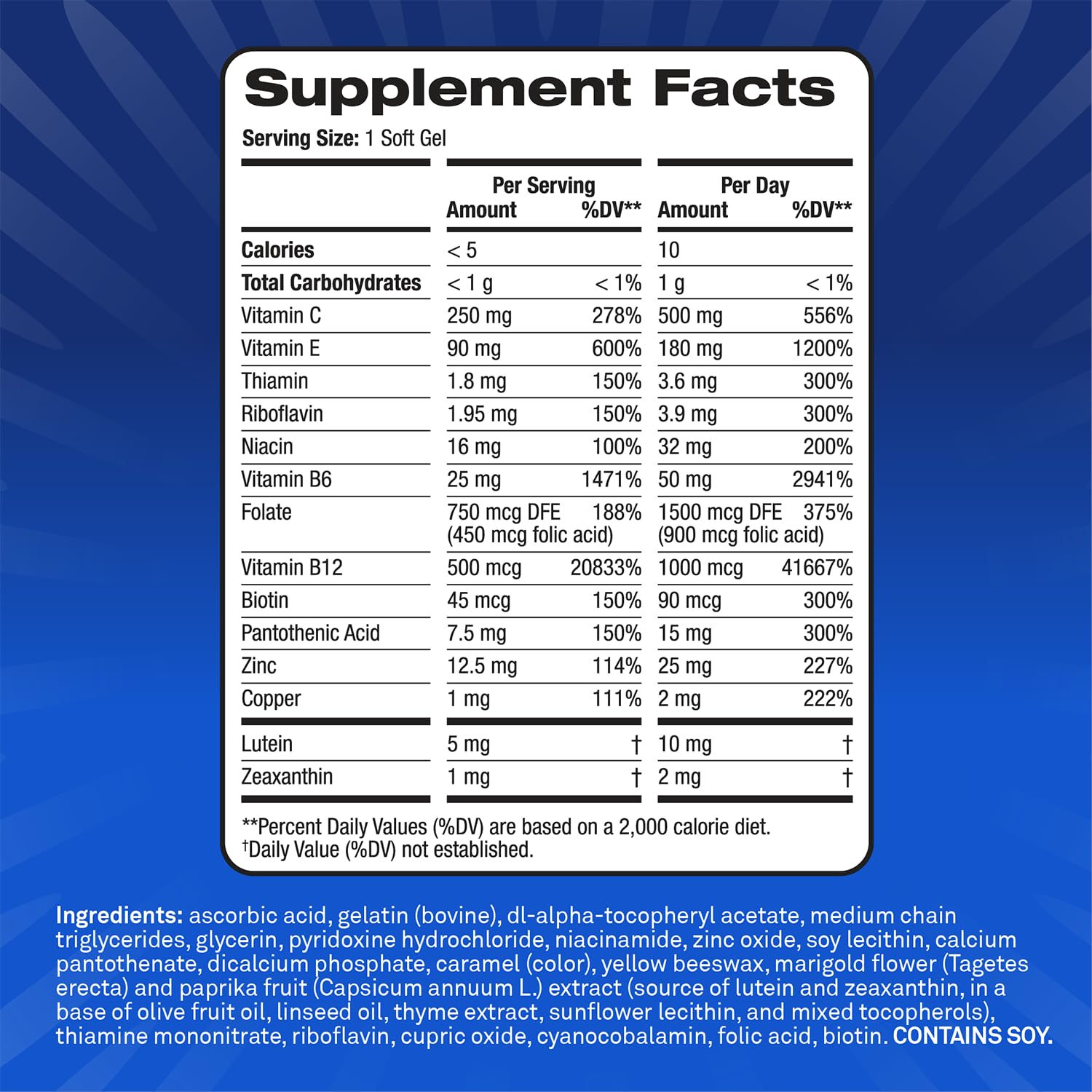 PreserVision AREDS3 Eye Vitamins in a lifestyle setting