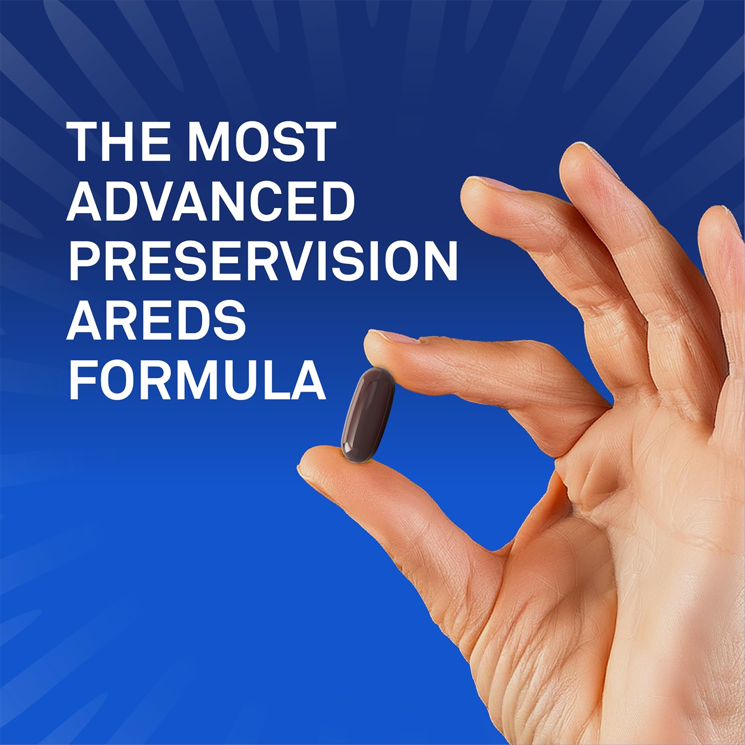 PreserVision AREDS3 Eye Vitamins with a measuring spoon