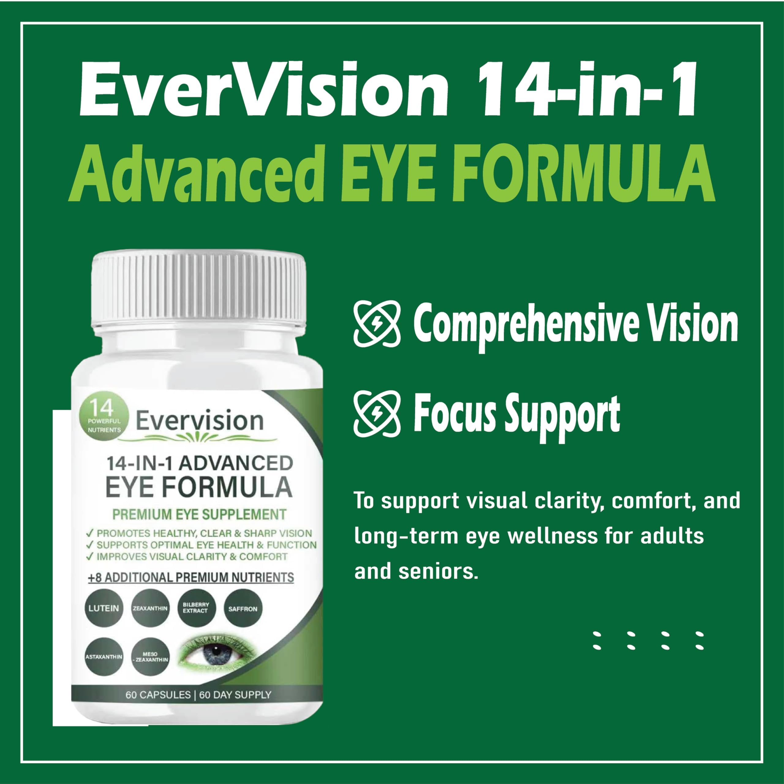 pressurepal Eye Nutrition Support Capsules on a wooden table