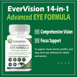 pressurepal Eye Nutrition Support Capsules on a wooden table