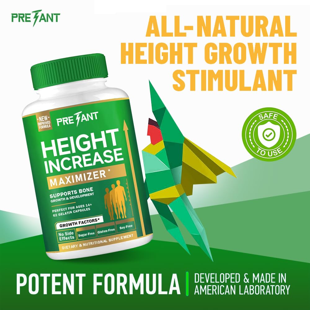 PRETANT Growth Capsules ingredients list on the packaging