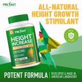 PRETANT Growth Capsules ingredients list on the packaging