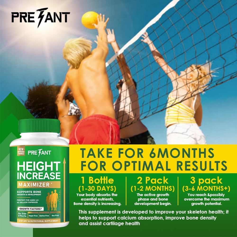 PRETANT Growth Capsules with a measuring tape for height