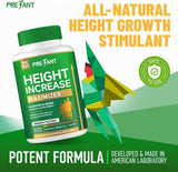 PRETANT Height Growth Supplement in a lifestyle setting with books and a plant