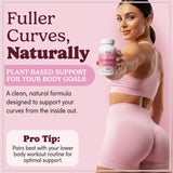 Pretty Privates Booty Builder Capsules on a wooden surface