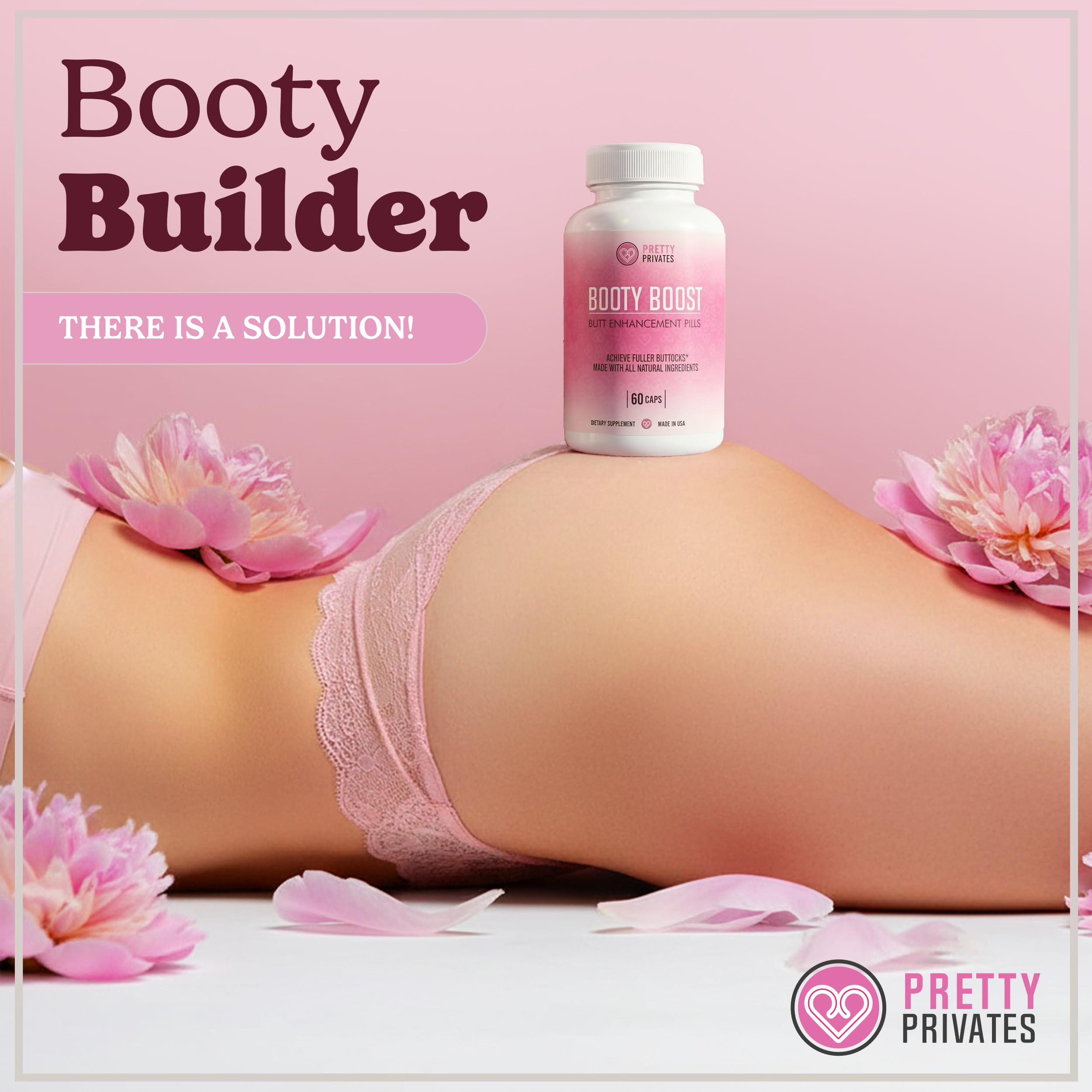 Pretty Privates Booty Builder Capsules side view