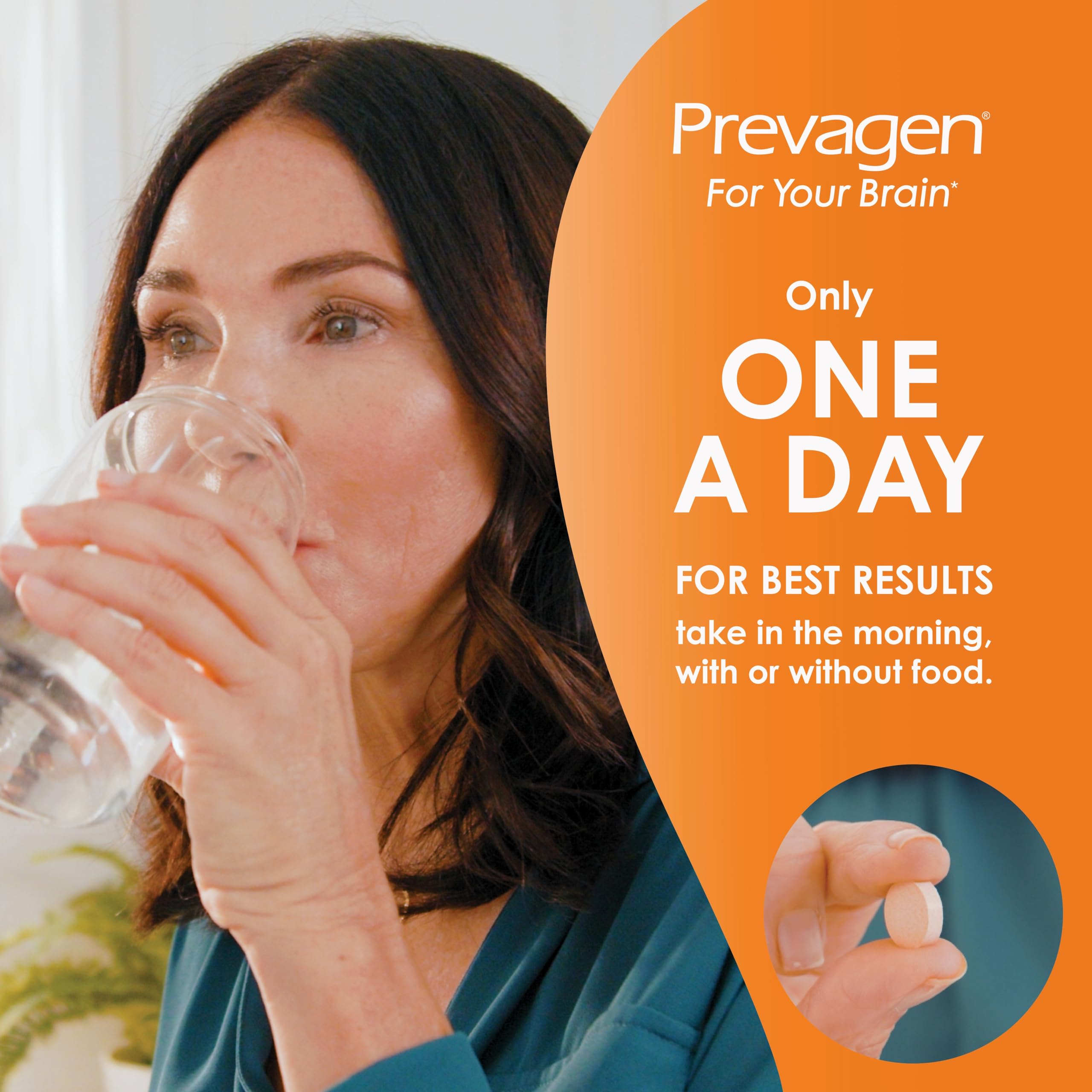 Prevagen Orange Chewables tablet close-up