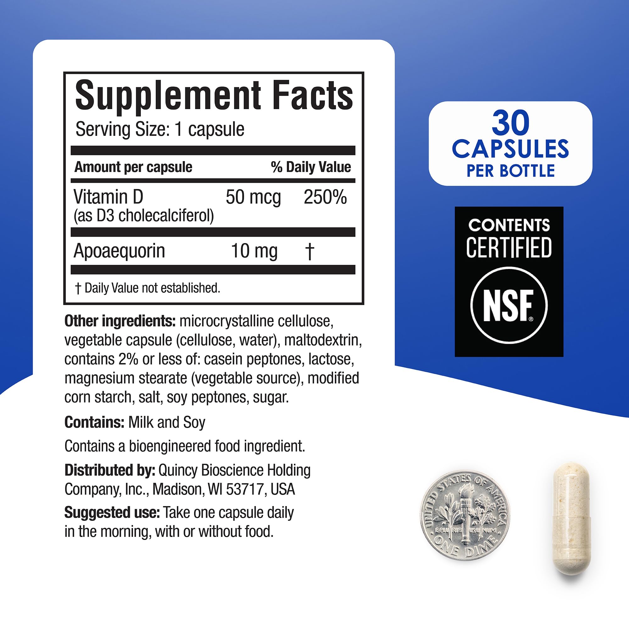 Prevagen Regular Strength capsules close-up
