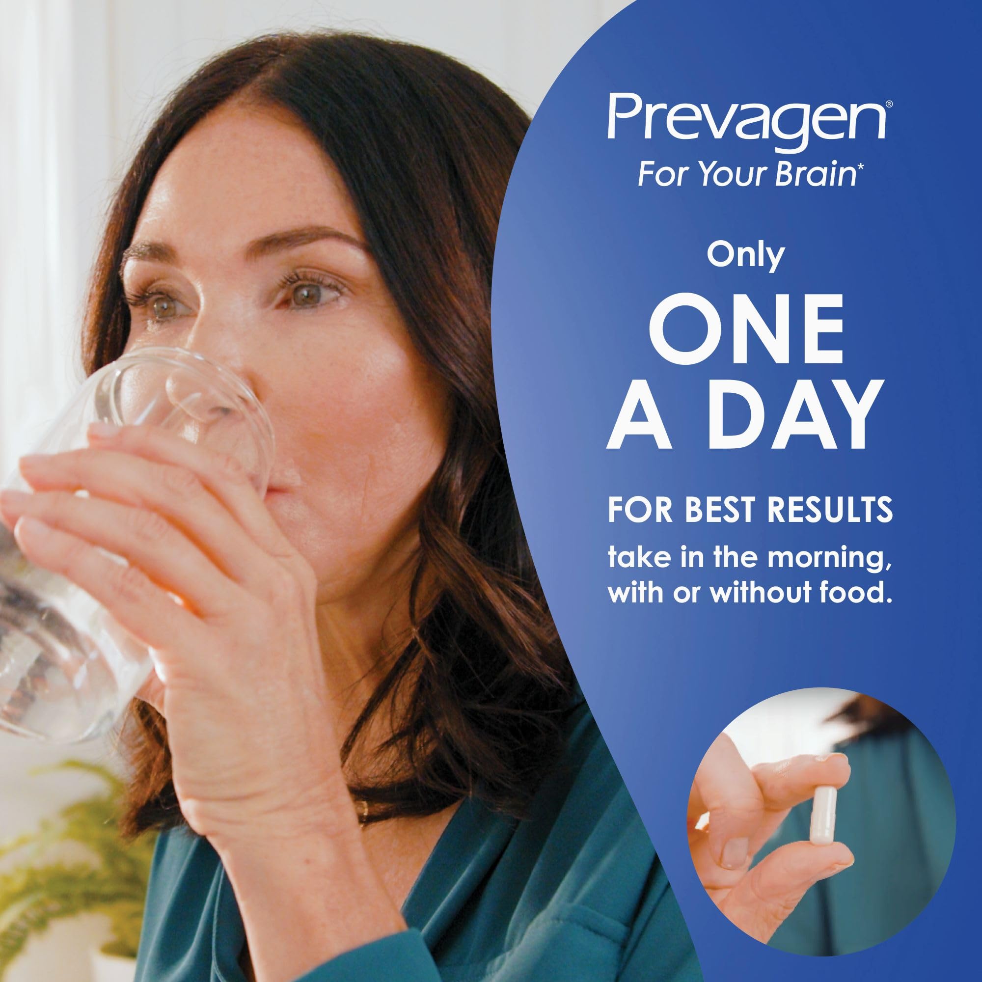 Prevagen Regular Strength capsules in a hand
