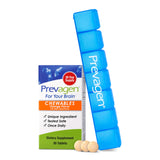 Prevagen Regular Strength Orange Chewables front view with packaging