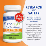 Prevagen Regular Strength Orange Chewables in a hand