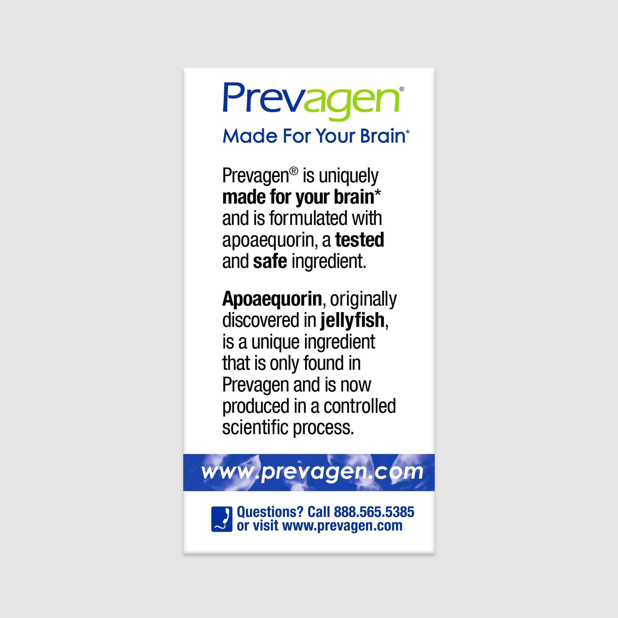 Prevagen Regular Strength product packaging