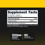 Primaforce Agmatine Sulfate 500mg capsules side view