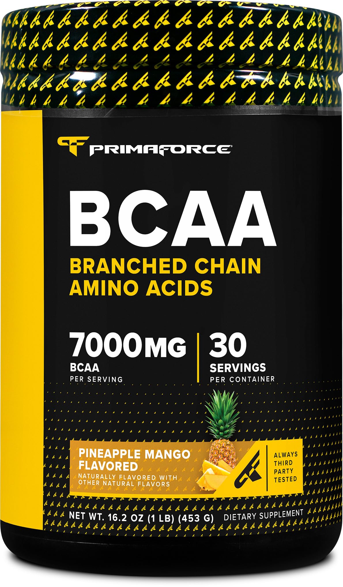 Primaforce BCAA Powder Pineapple Mango front view
