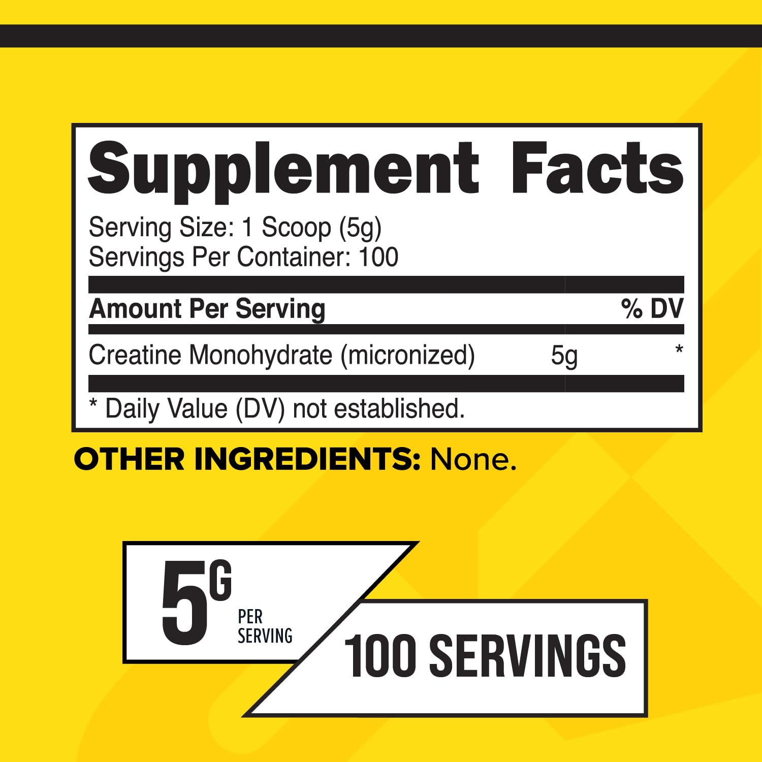 Primaforce Creatine Monohydrate 500g back view