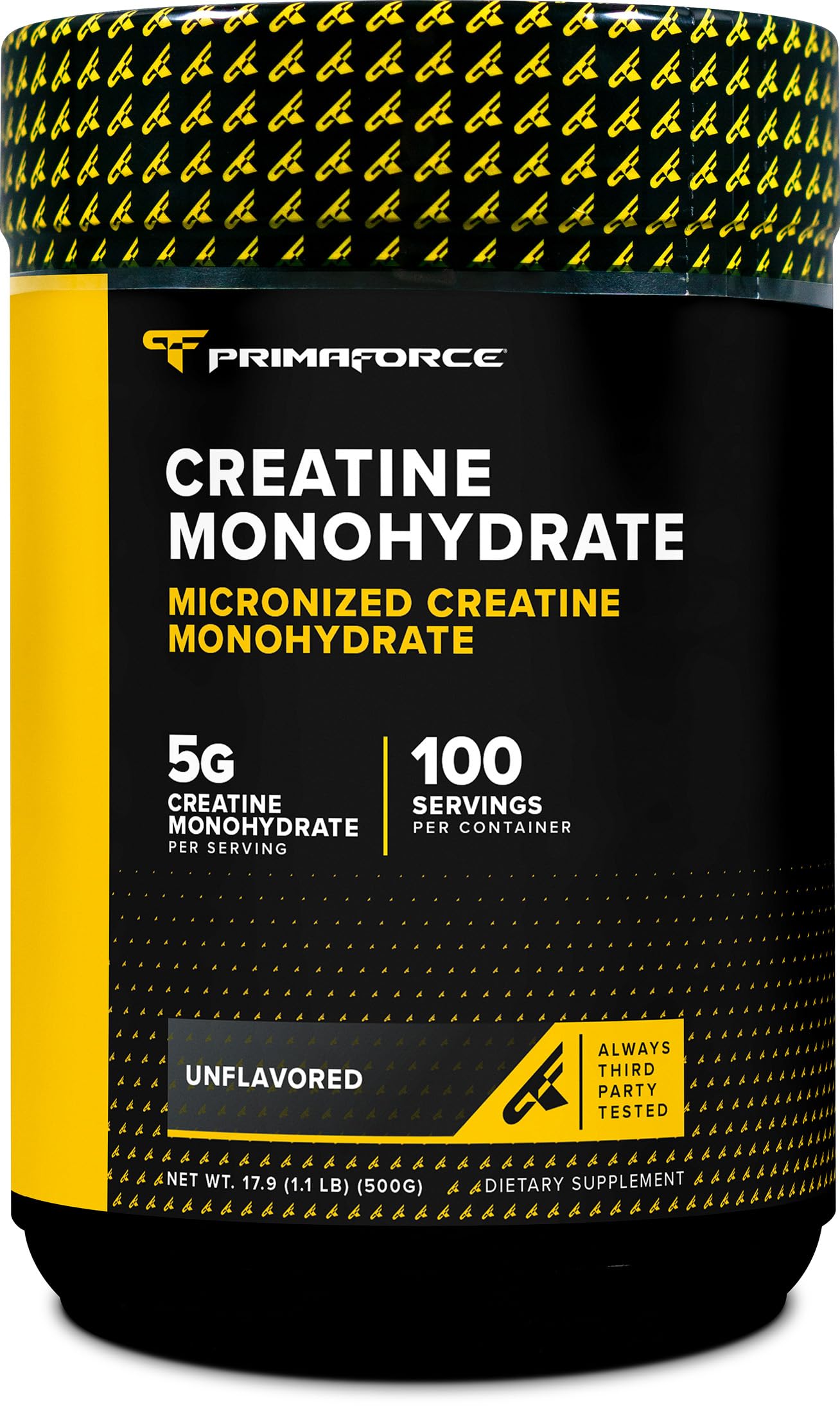 Primaforce Creatine Monohydrate 500g front view