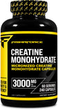 Primaforce Creatine Monohydrate Capsules 240 count front view