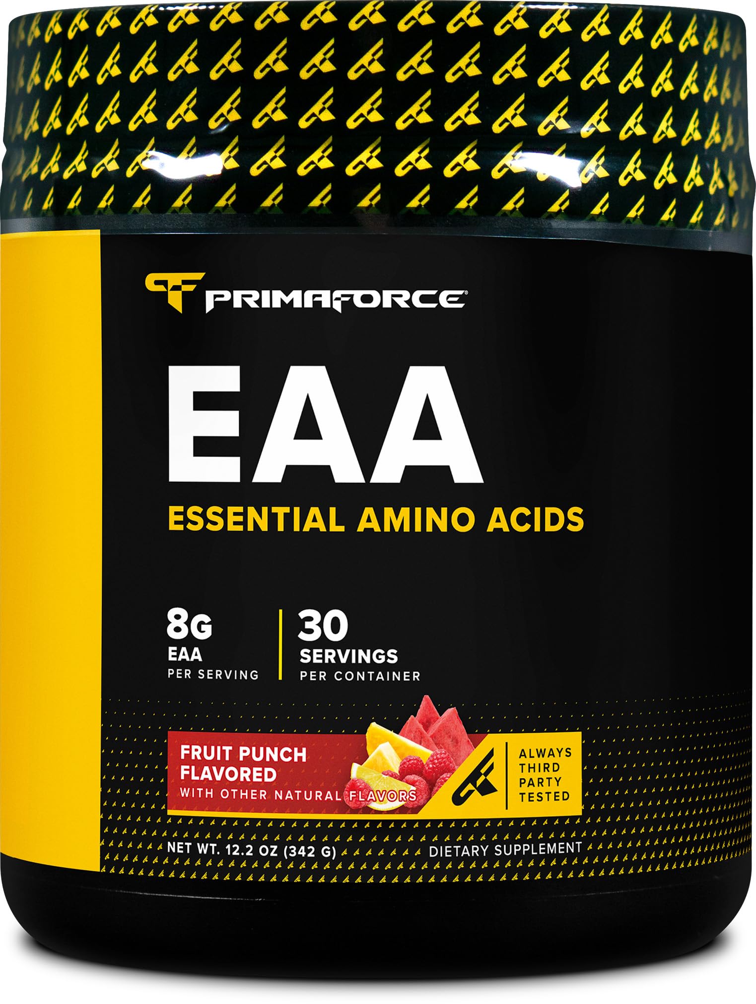 Primaforce EAA Powder Fruit Punch flavour front view