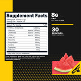 Primaforce EAA Powder nutritional information label
