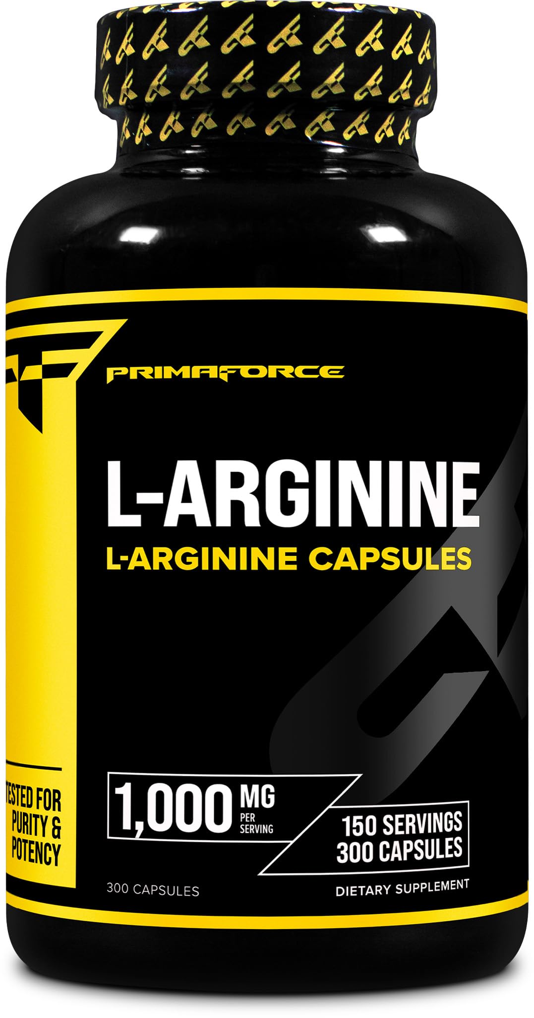 Primaforce L-Arginine Capsules 300 count bottle front view