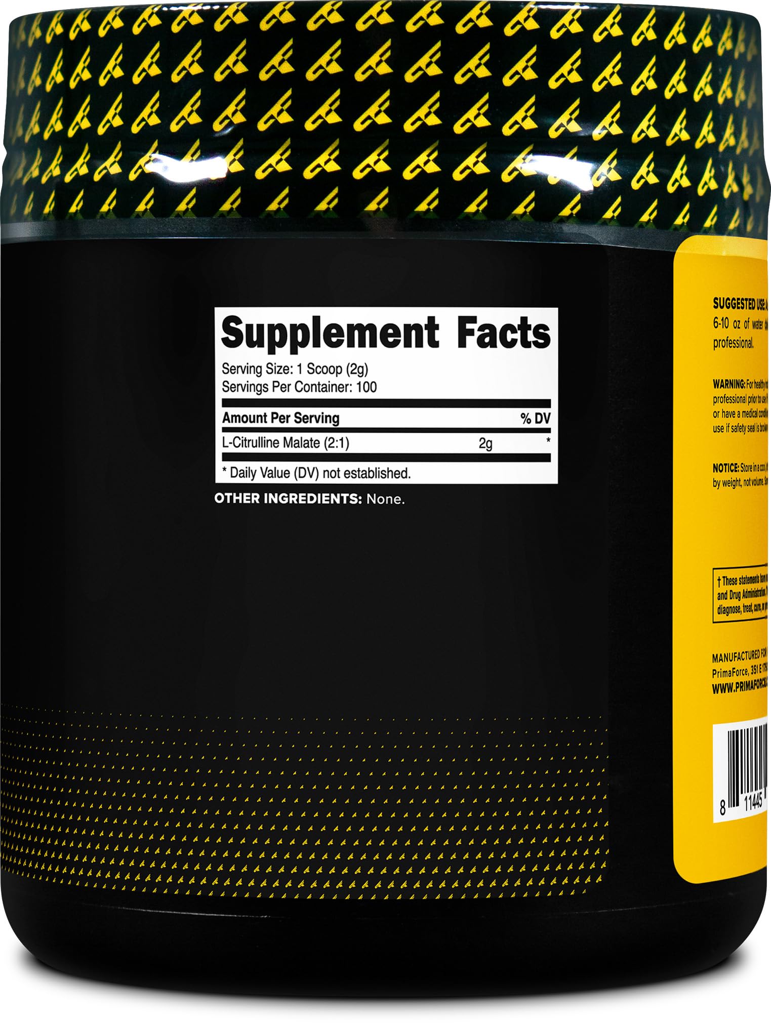 Primaforce L-Citrulline Malate 200g serving scoop