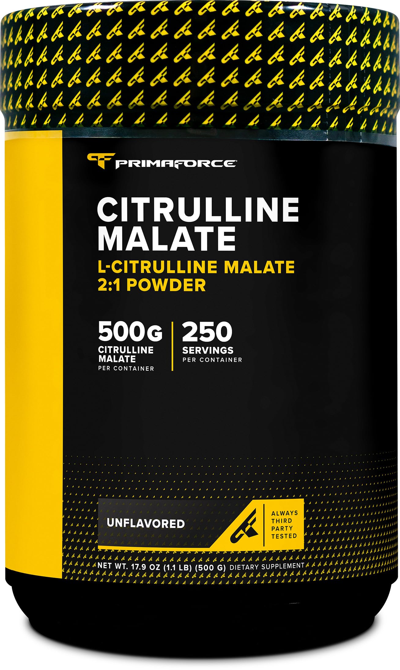 Primaforce L-Citrulline Malate 500g Powder front view