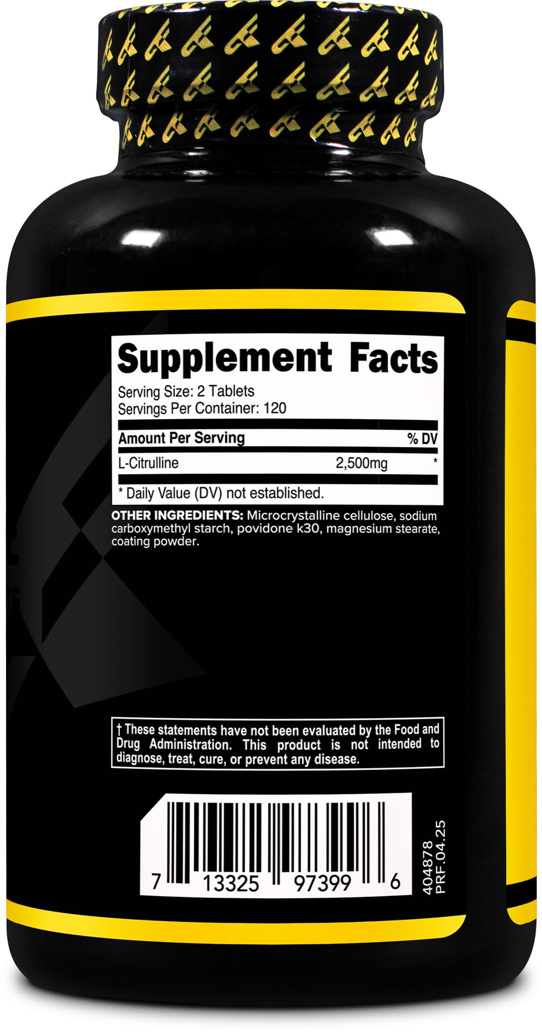 Primaforce L-Citrulline tablets in hand