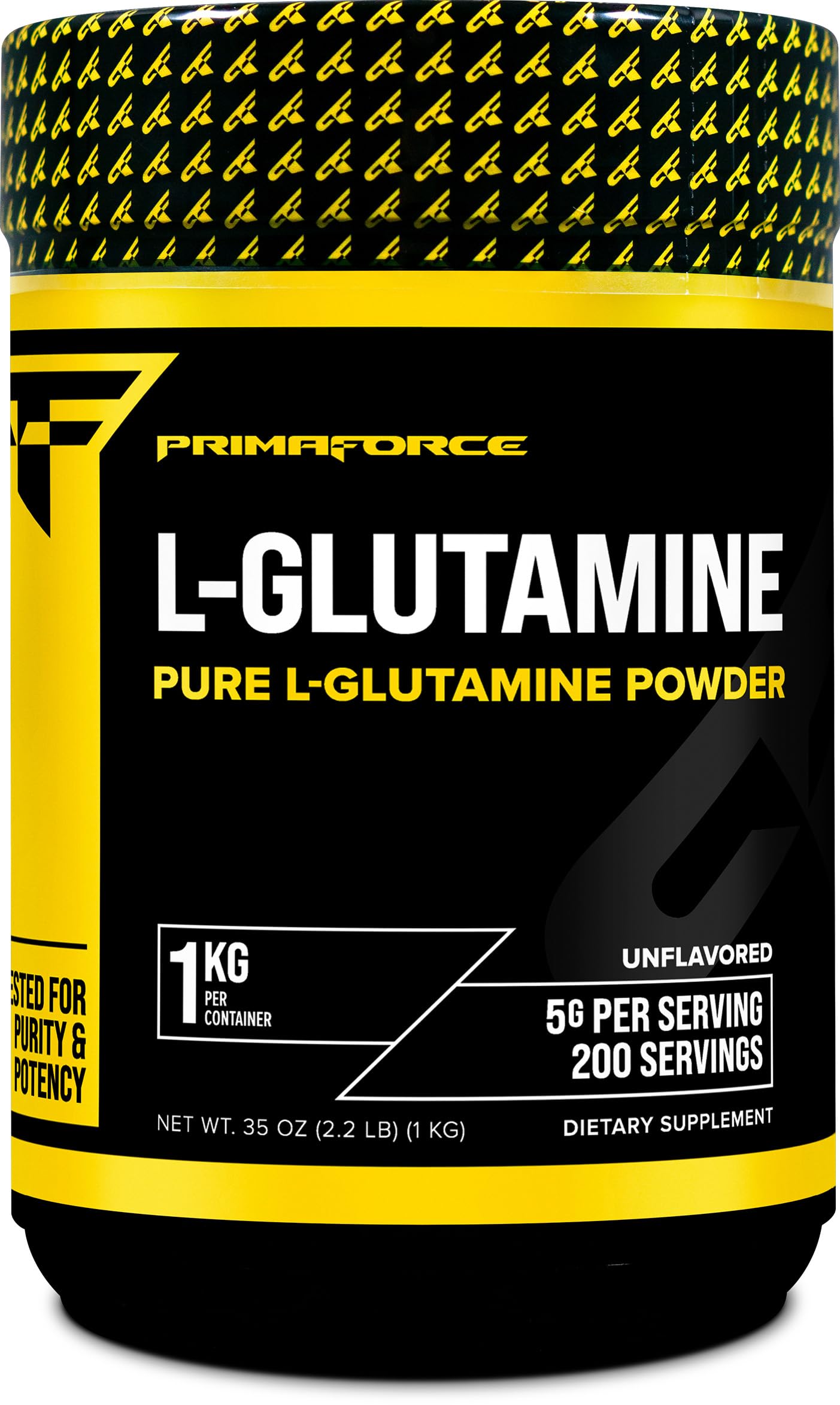 Primaforce L-Glutamine 1000g container front view