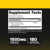 Primaforce Tribulus Terrestris Capsules side view with dosage information