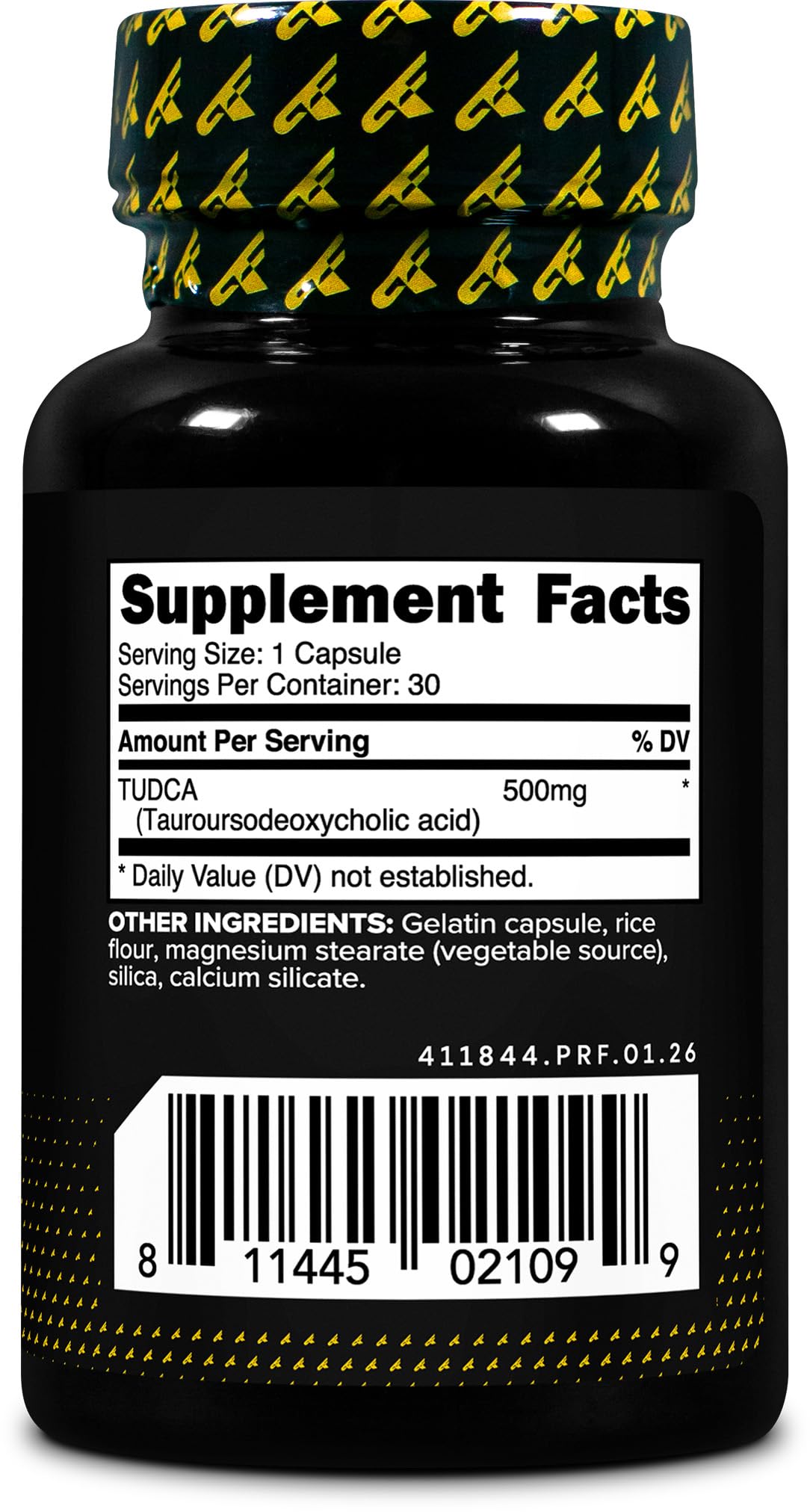 Primaforce TUDCA Capsules 500mg capsules on a surface