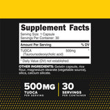 Primaforce TUDCA Capsules 500mg side view with label