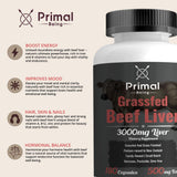Primal Being Beef Liver Capsules in lifestyle setting