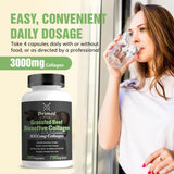 Primal Being Bioactive Collagen Capsules on a wooden table