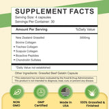 Primal Being Bioactive Collagen Capsules side view showing capsule size